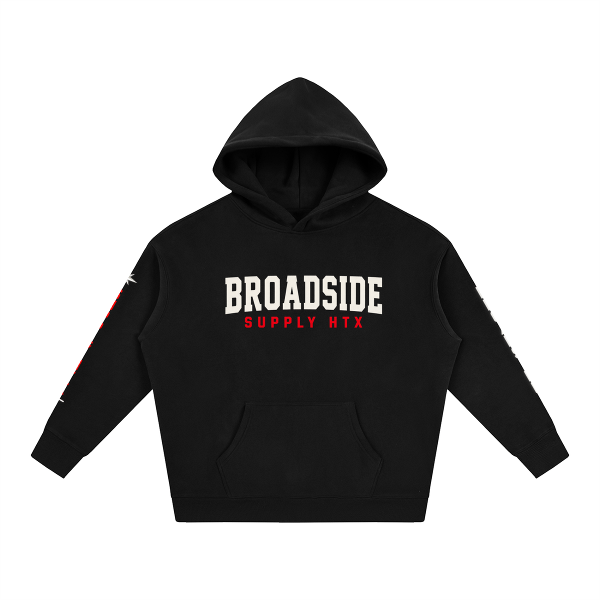 BroadsideOriginal,HeavyweightHoodie,BlackHoodie,Streetwear,Workwear,Houston,BuiltReady,SupplyHTX,Unisex